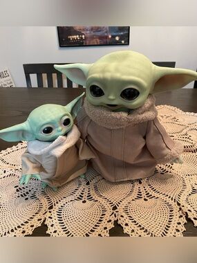Grogu, also known as "The Child" and Baby Yoda from The Mandalorian series.